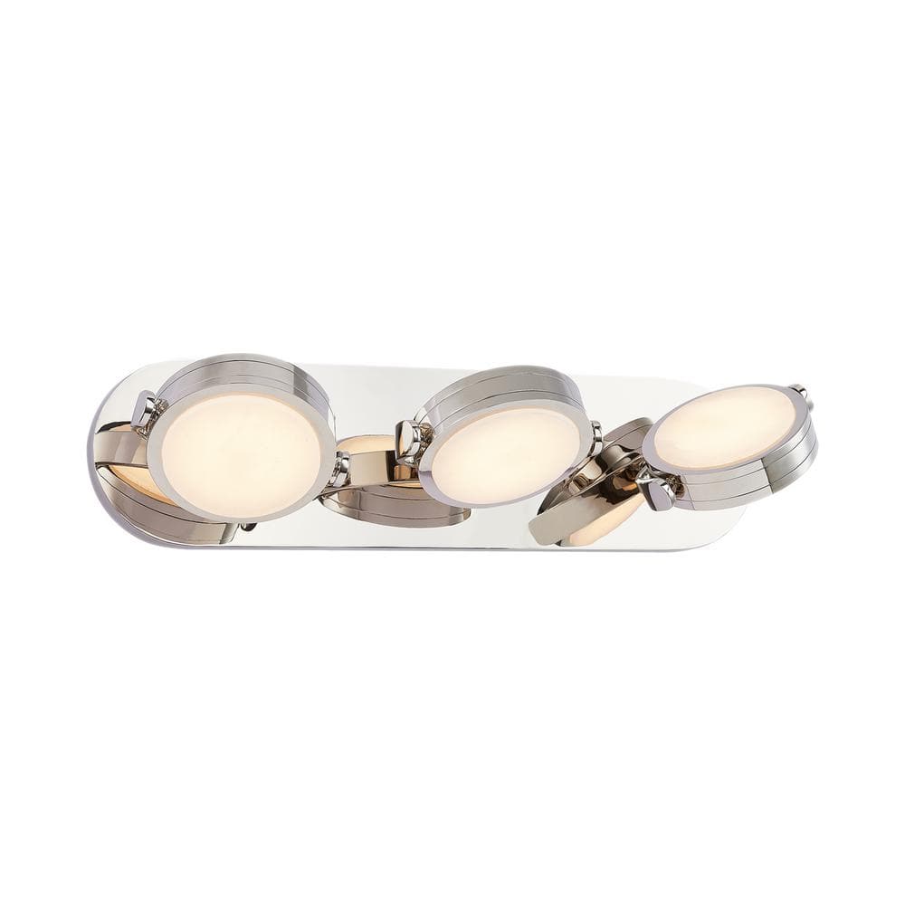 Blanco 26-in 1 Light 24-Watt Polished Nickel/Alabaster Integrated LED Vanity Light price history on PriceWatchPro