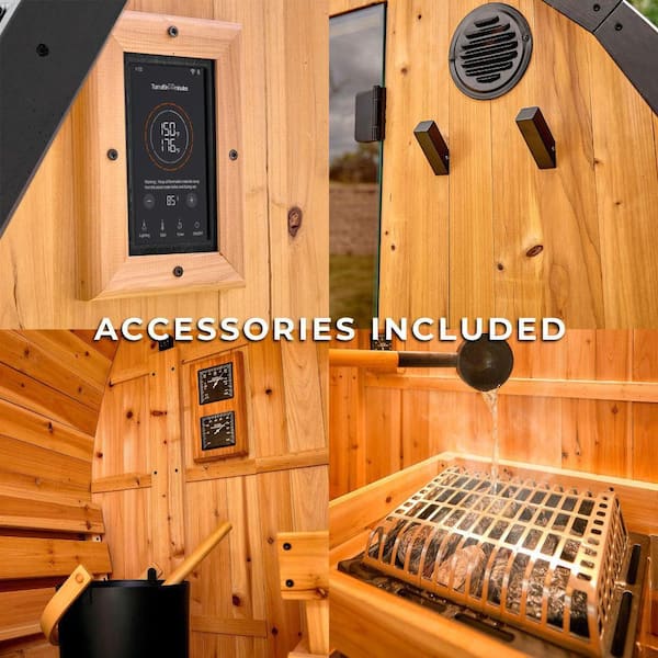 Backyard Discovery Lennon 6-Person Outdoor Cedar Traditional Wet