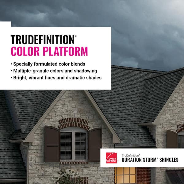 Owens Corning TruDefinition Duration Brownwood Laminated Architectural Roof  Shingles (32.8-sq ft per Bundle) in the Roof Shingles department at