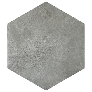 Heritage Hex Shadow 7 in. x 8 in. Porcelain Floor and Wall Tile (7.5 sq. ft./Case)
