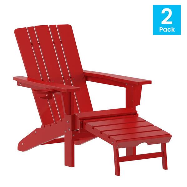 Solid Color any Color Giant Adirondack Chair, Wood Ski Chair