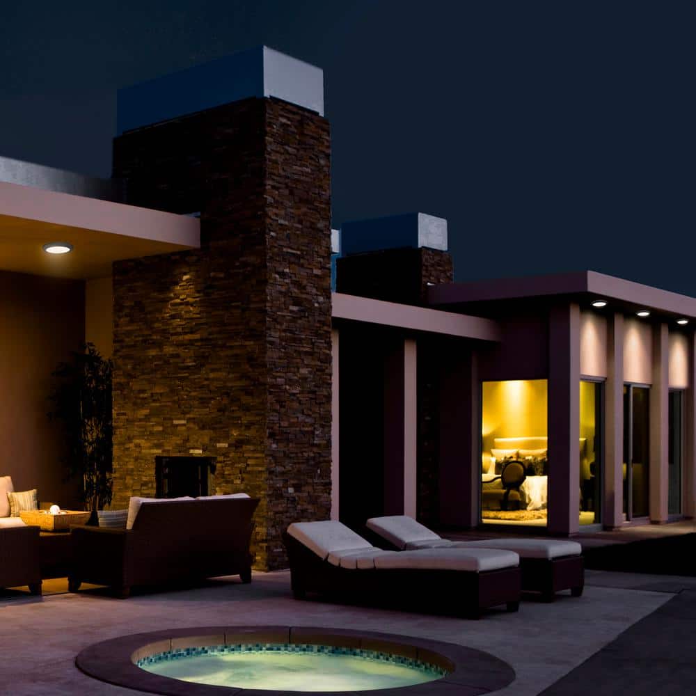 Ultra Slim White Aluminum LED Ceiling Light Fixture