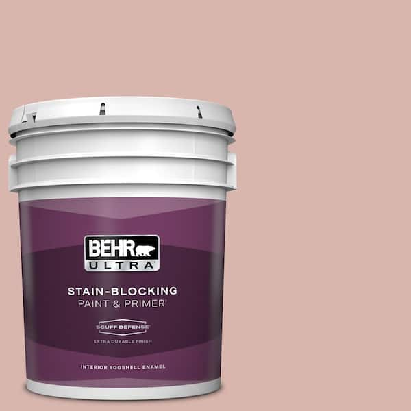 BEHR ULTRA 5 gal. #170E-3 Bridal Rose Extra Durable Eggshell Enamel Interior Paint & Primer