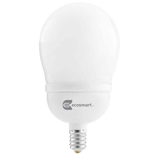EcoSmart 40-Watt Equivalent A15 CFL Light Bulb, Soft White