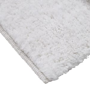 Vibhsa 20 in. x 32 in. Beige and Ivory Floral Pattern Bath Rug