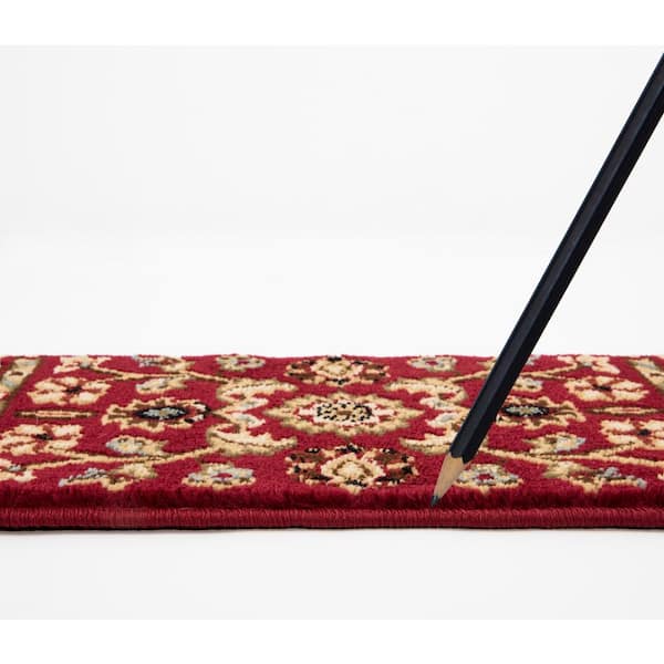 Marash Red 9 in. x 26 in. Stair Tread Cover (1-Unit)