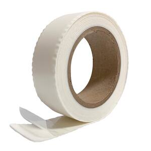 1 in. x 1/4 in. x 10 ft. White EZSuperSeal No Mistake Weatherstrip Tape