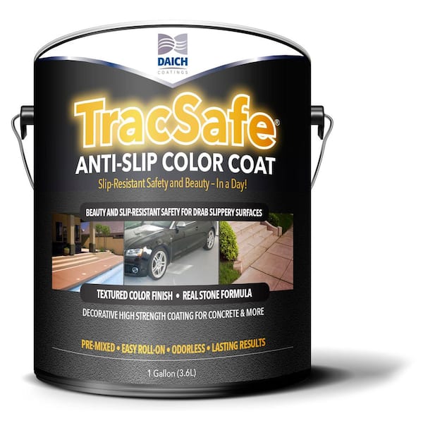 DAICH TracSafe 1 gal. Terra Cotta Matte Anti-Slip Color Coat Interior/Exterior Concrete Paint