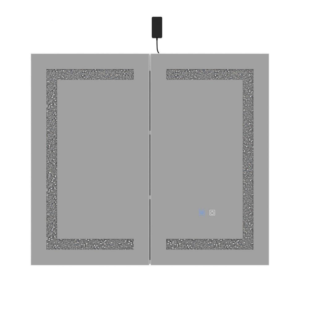 Reviews for FUFU&GAGA 35 in. W x 31.5 in. H Rectangular Bathroom White