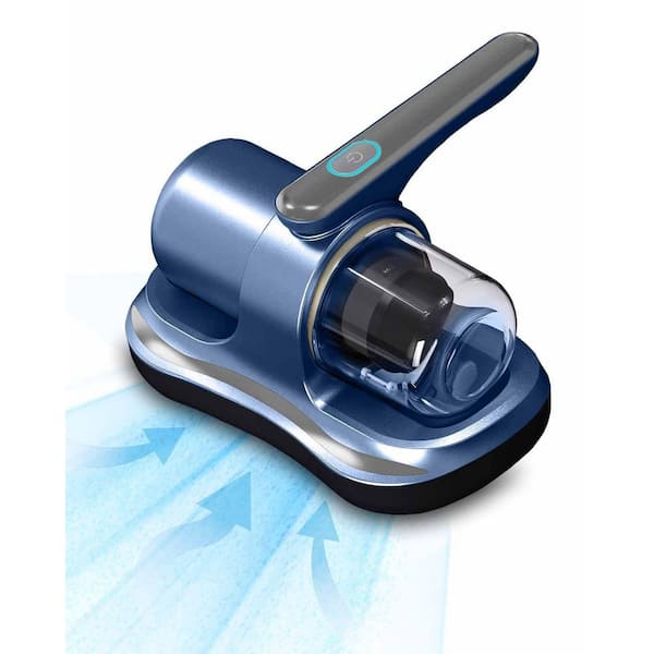 Bagless Cordless HEPA Filter Handheld Vacuum for Mattress, Sofa, Carpets, Pet Hair in Blue