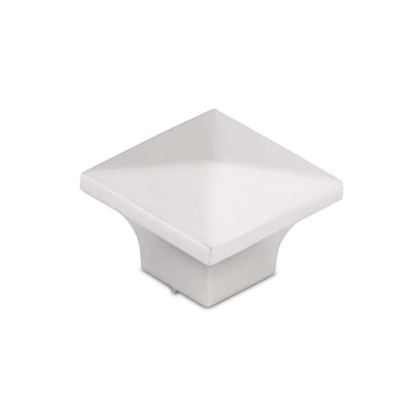 Richelieu Hardware McKenzie Collection 1-1/4 in. (32 mm) x 1-1/4 in. (32 mm) Matte Nickel Contemporary Cabinet Knob