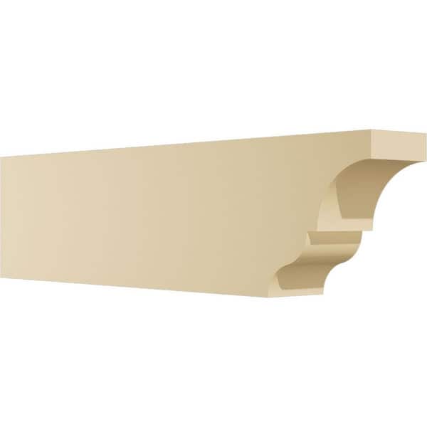 Ekena Millwork Standard Asheboro 3 in. W x 6 in. H x 24 in. D Signature Urethane Rafter Tail Outlooker