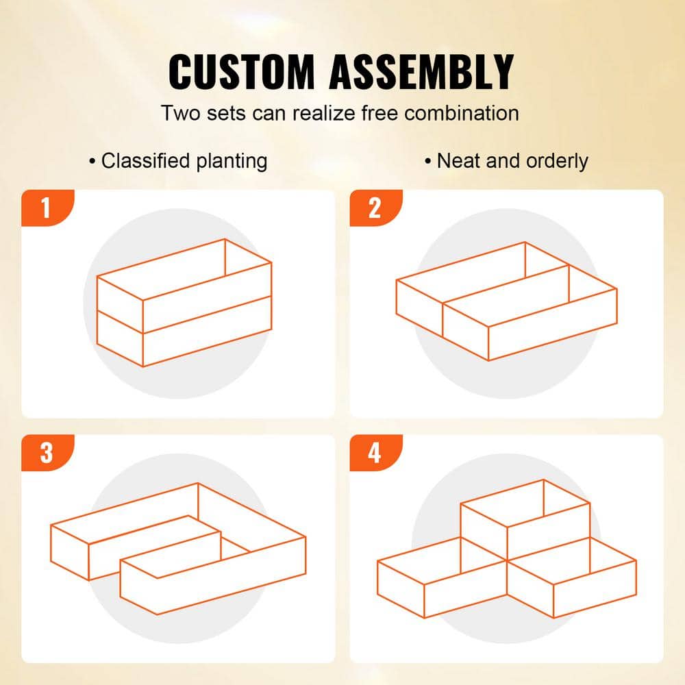 Burlywood Wooden Raised Garden Bed Planter Box