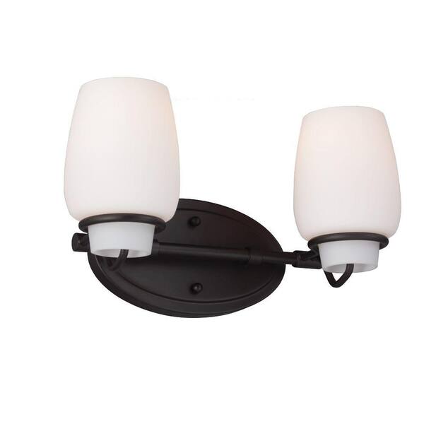 Generation Lighting Colby 2-Light Oil Rubbed Bronze Vanity Light