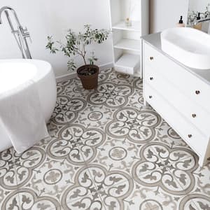 Ella Hill Amberes Grey-Bone 13 in. x 13 in. Ceramic Floor and Wall Tile (15.6 sq. ft./Case)