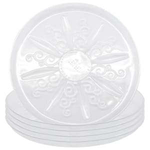 Heavy-Duty 16 in. Dia. Clear Plastic Saucer (5-Pack)