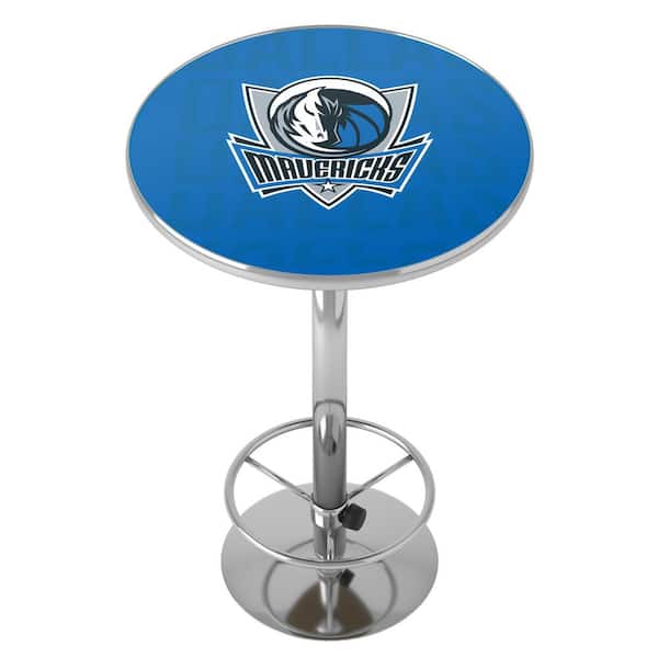 Unbranded Dallas Mavericks City Blue 42 in. Bar Table