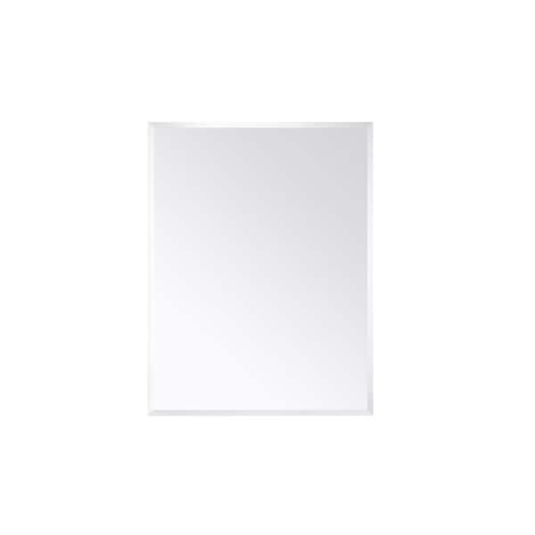 OVE Decors Lugano 20 in. W x 5 in. D x 26 in. H Rectangular Recessed or Surface Mount Medicine Cabinet with Mirror