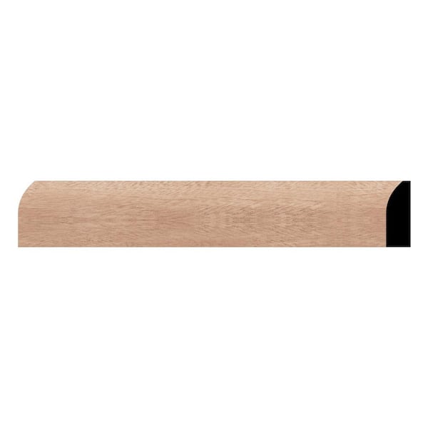 Ekena Millwork WM827 0.38 in. D x 1.25 in. W x 96 in. L Wood (Sapele Mahogany) Modern Casing Moulding