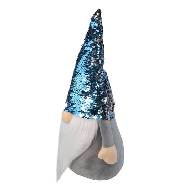 gnome with sequin hat