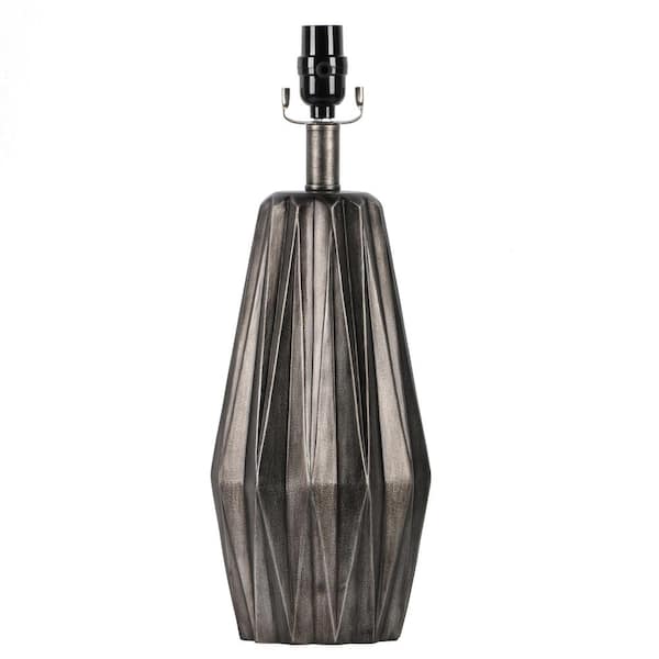 Hampton Bay TTL20 Mix and Match 18.5 in. H Pewter Table Lamp Base
