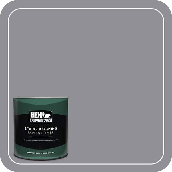 BEHR ULTRA 1 qt. #ECC-23-2 Heather Field Semi-Gloss Enamel Exterior Paint & Primer