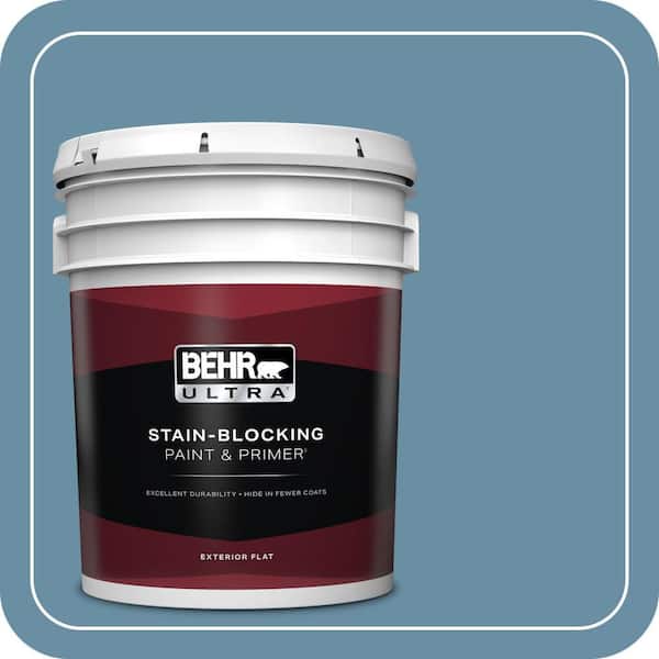 BEHR ULTRA 5 gal. #PPU14-04 French Court Flat Exterior Paint & Primer