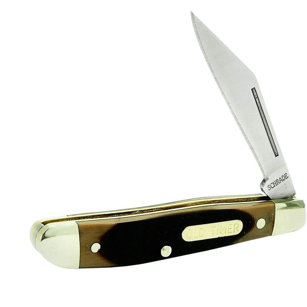UPC 044356001786 product image for Schrade 2.2 in. Carbon Steel Carbon Steel Pocket Knife | upcitemdb.com