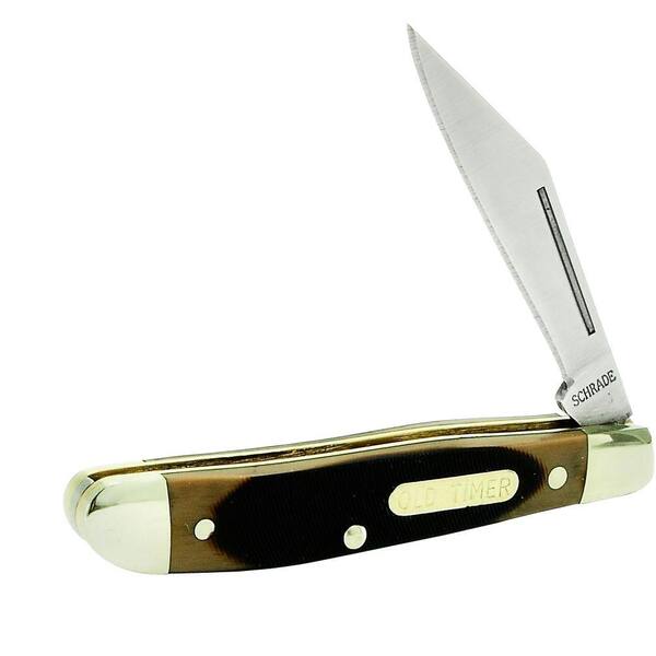 Schrade 2.2 in. Carbon Steel Carbon Steel Pocket Knife