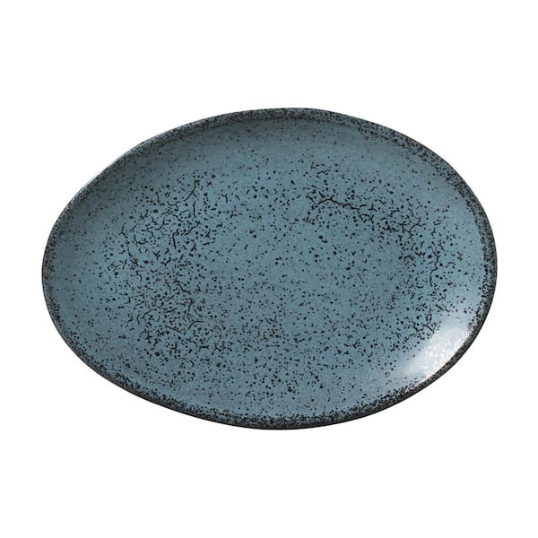 PORTO BRASIL Night Sky Oval Dessert Plate Organic Night Sky (Set of 6)