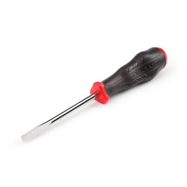 TEKTON 1/4 in. Slotted High-Torque Screwdriver (Chrome)