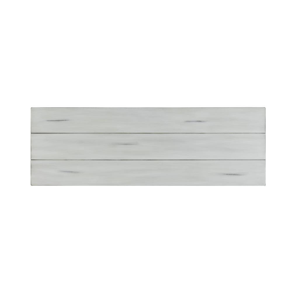 Jamestown Antique White Solid Wood & MDF Farmhouse Dining Bench