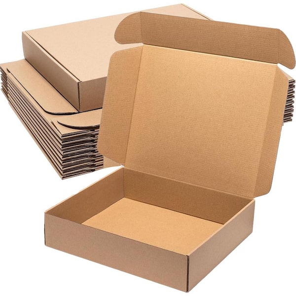 Unbranded 13x10x2 Inch Corrugated Cardboard Box Mailers Brown Shipping Boxes 25 Pack for Small Business Packaging Supplies