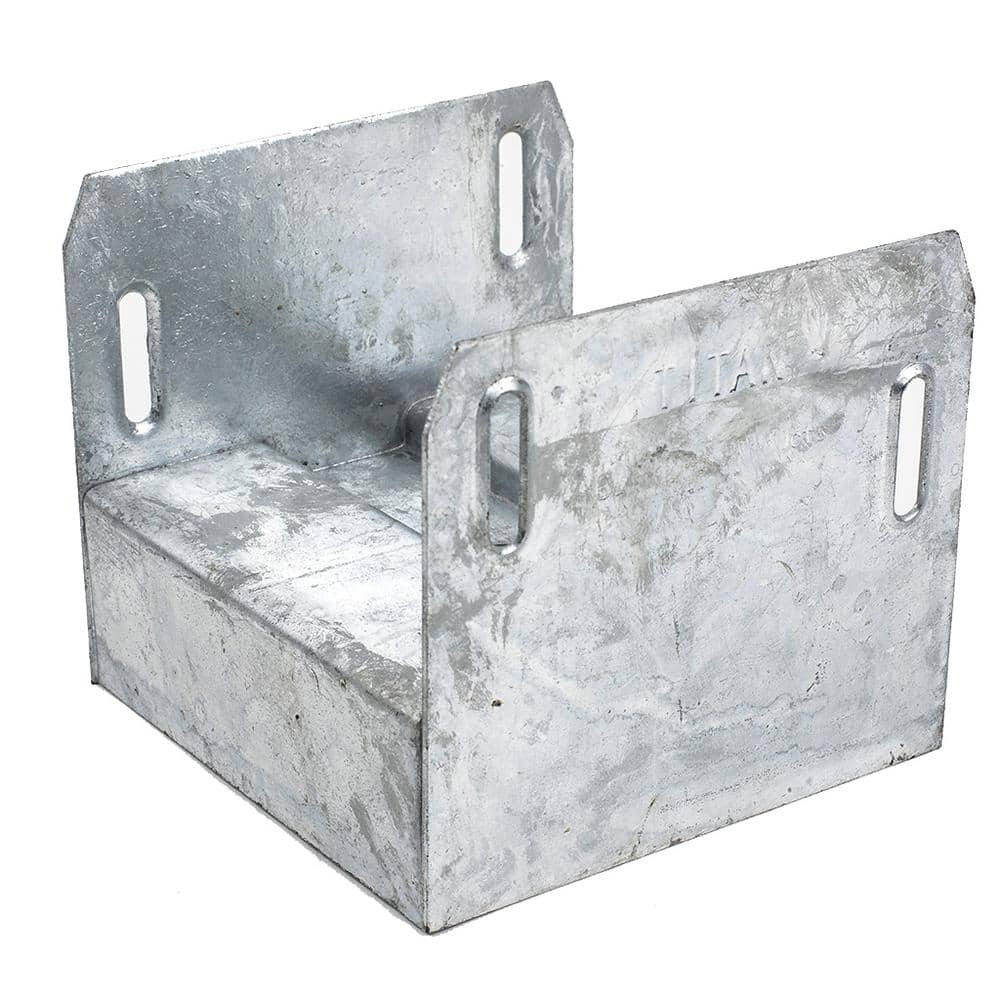 5.5 in. x 5.5 in. Steel Post Saddle