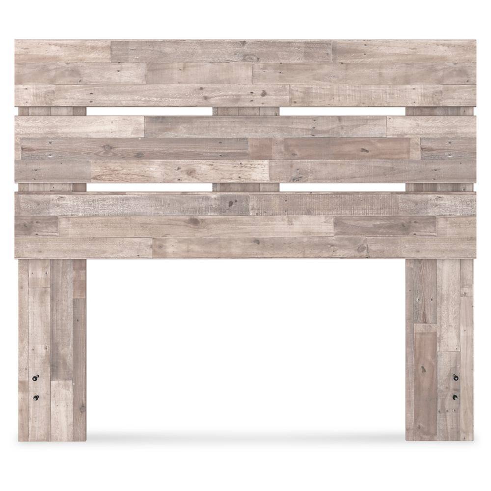 Neilsville Full Whitewash Wood Panel Headboard