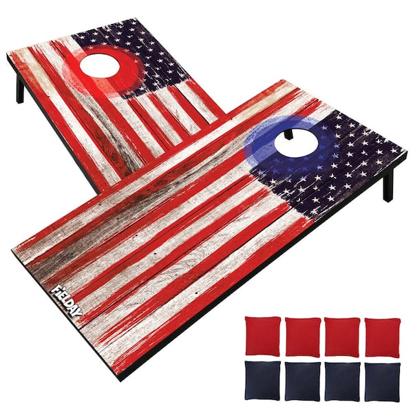 IPG Global Marketing San Diego Retro Baseball Cornhole Board Set (Includes  8-Bags) BY1427 - The Home Depot