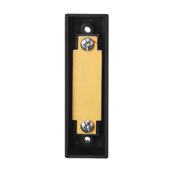 Heath Zenith Black Plastic Wired Pushbutton Doorbell Heath Zenith Black Plastic Wired Pushbutton Doorbell
