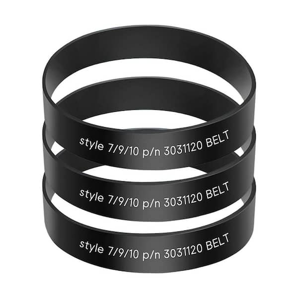 Vacuum Belt Accessory for Upright Vacuum Cleaner Compatible with Bissell 2252 Series Style 7 9 10 12 14 16, 3-Pack