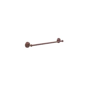 Que New Collection 24 in. Back to Back Shower Door Towel Bar in Antique Copper