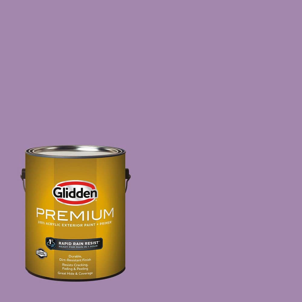 Glidden Premium 1 gal. Violet Eclipse PPG1176-5 Flat Exterior