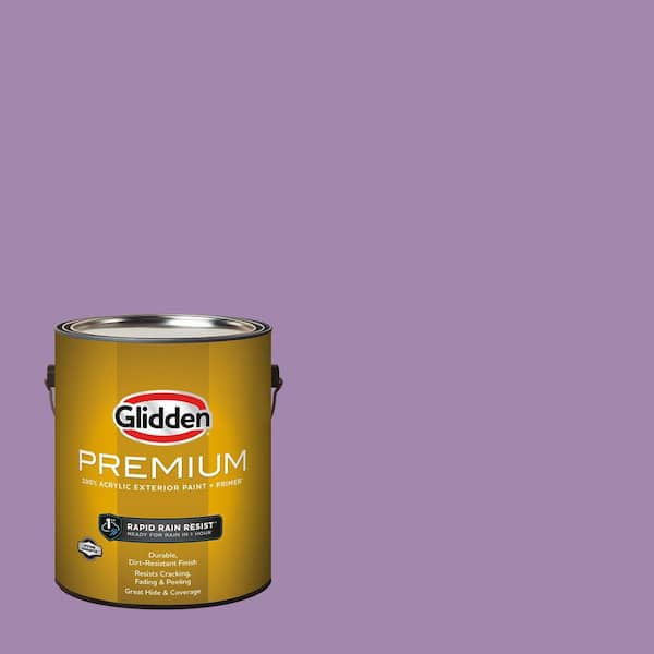 Glidden Premium 1 gal. Violet Eclipse PPG1176-5 Flat Exterior