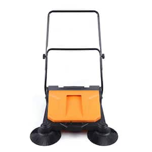 26 in. Handheld Sweeper Foldable Manual Push Floor Sweeper