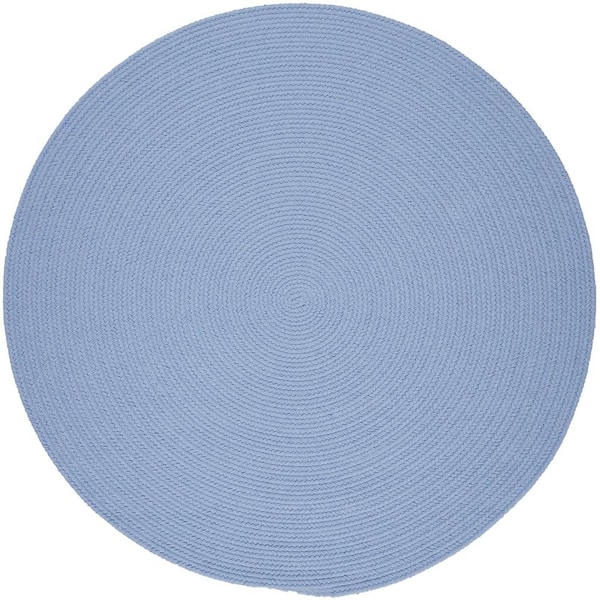 nuLOOM Draya Braided Jute Gray 6 ft. Round Rug TADC01B-R606 - The Home Depot