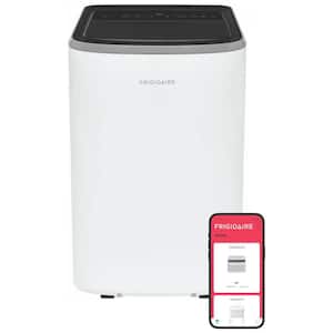 8,000 (DOE) BTU Portable Air Conditioner Cools 350 sq. ft. with Remote Control in White