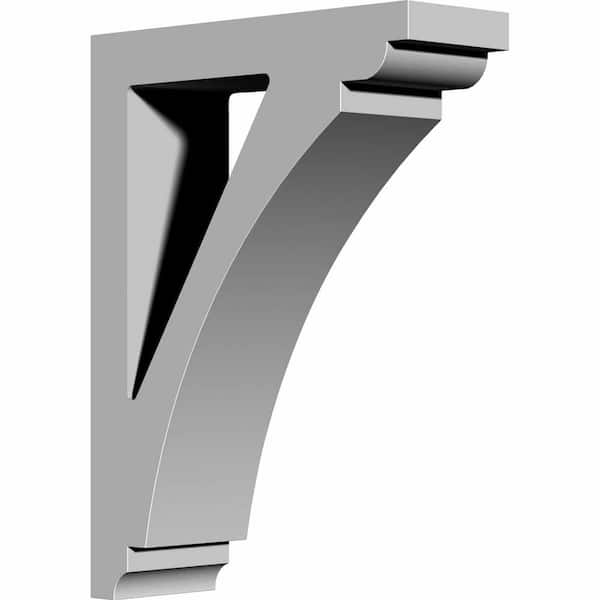 Ekena Millwork 4 in. x 12 in. x 16 in. Primed Polyurethane Richmond Bracket