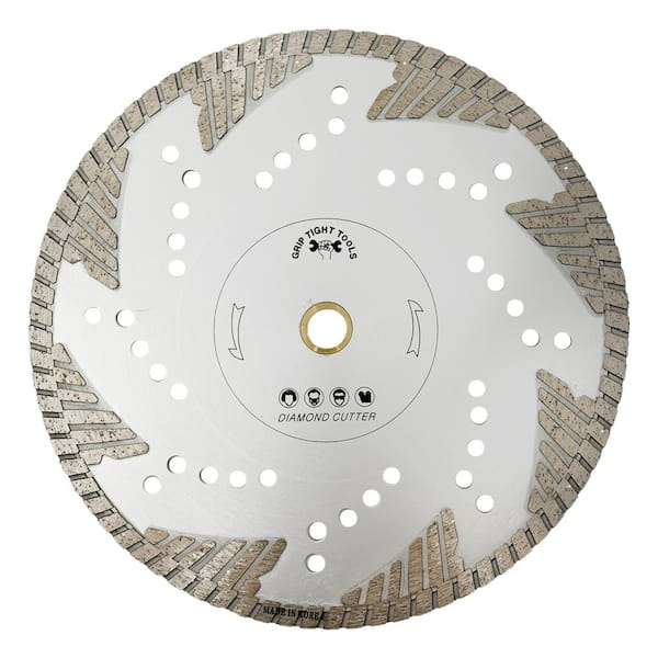 Grip Tight Tools Classic 10-in Wet/Dry Segmented Rim Diamond Saw Blade at