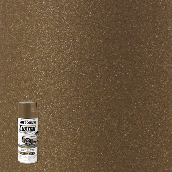 11 oz. Metallic Gold Custom Lacquer Spray Paint (6-Pack)