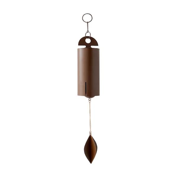 Watnature 17.7in. Stainless Steel Deep Resonance Serenity Bell Large Wind Chimes for Outside -Cylinder Garden Wind Bell for Patio