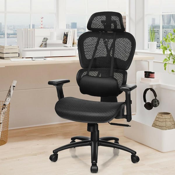 gymax mesh office desk chair