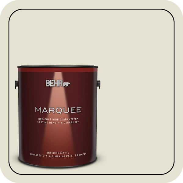 BEHR MARQUEE 1 gal. 73 Off White Matte Interior Paint with Primer